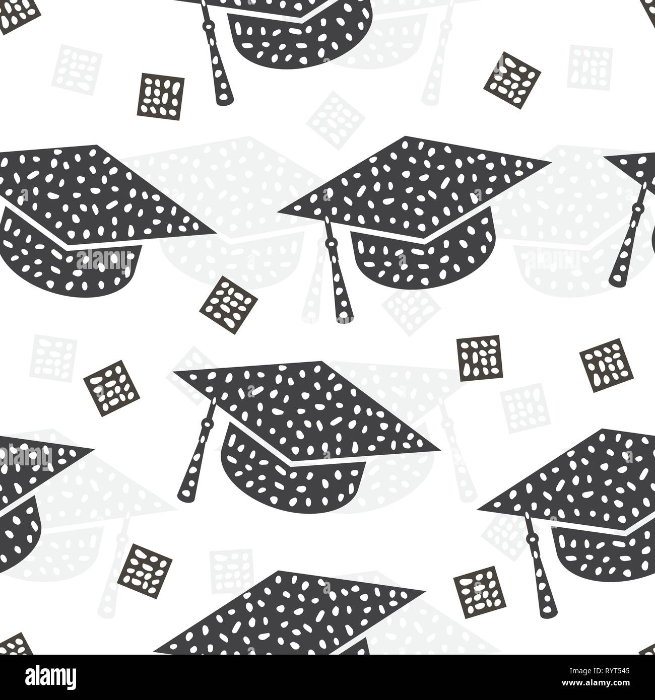 Modello senza cuciture con graduazione cappuccio sfondo astratto Illustrazione Vettoriale