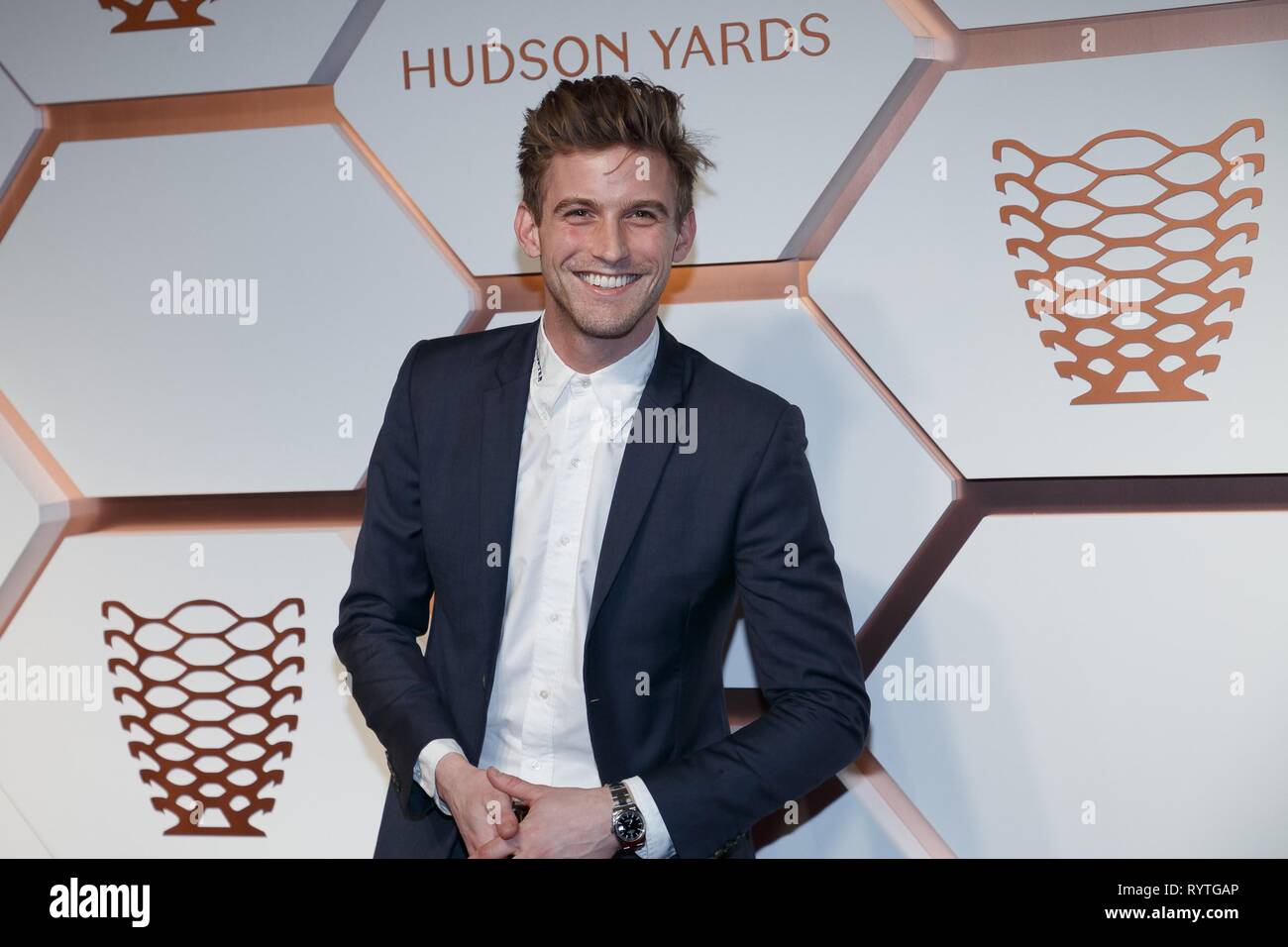 RJ Re presso gli arrivi per i negozi e i ristoranti a Hudson Yards VIP Grand Apertura, 20 cantieri Hudson, New York, NY Marzo 14, 2019. Foto di: Jason Smith/Everett Collection Foto Stock