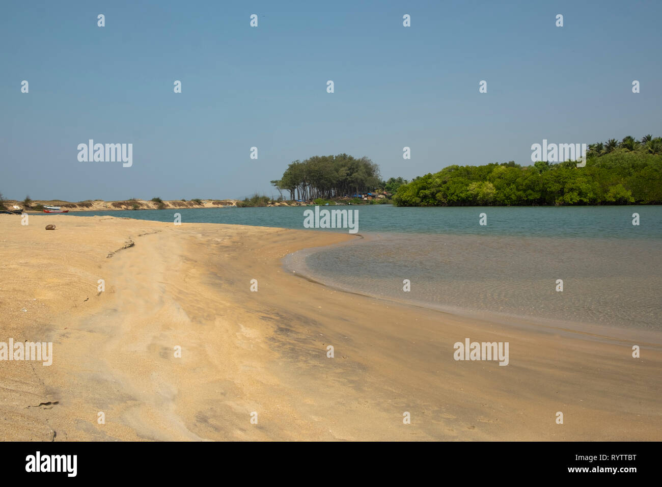 Sandy Beach Foto Stock