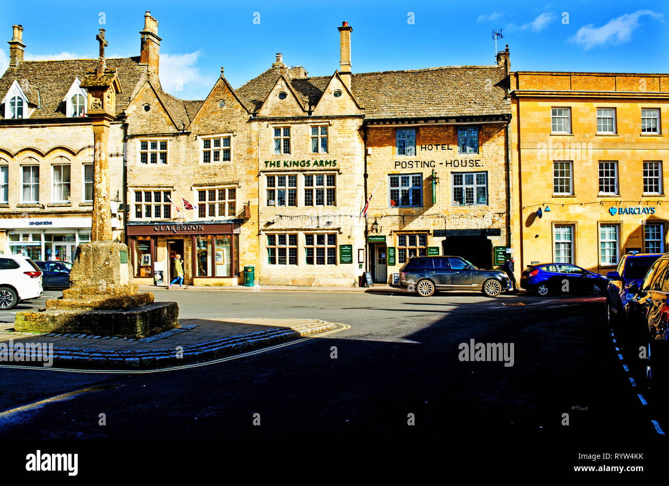 Stow on the wold, Cotswolds, Inghilterra Foto Stock