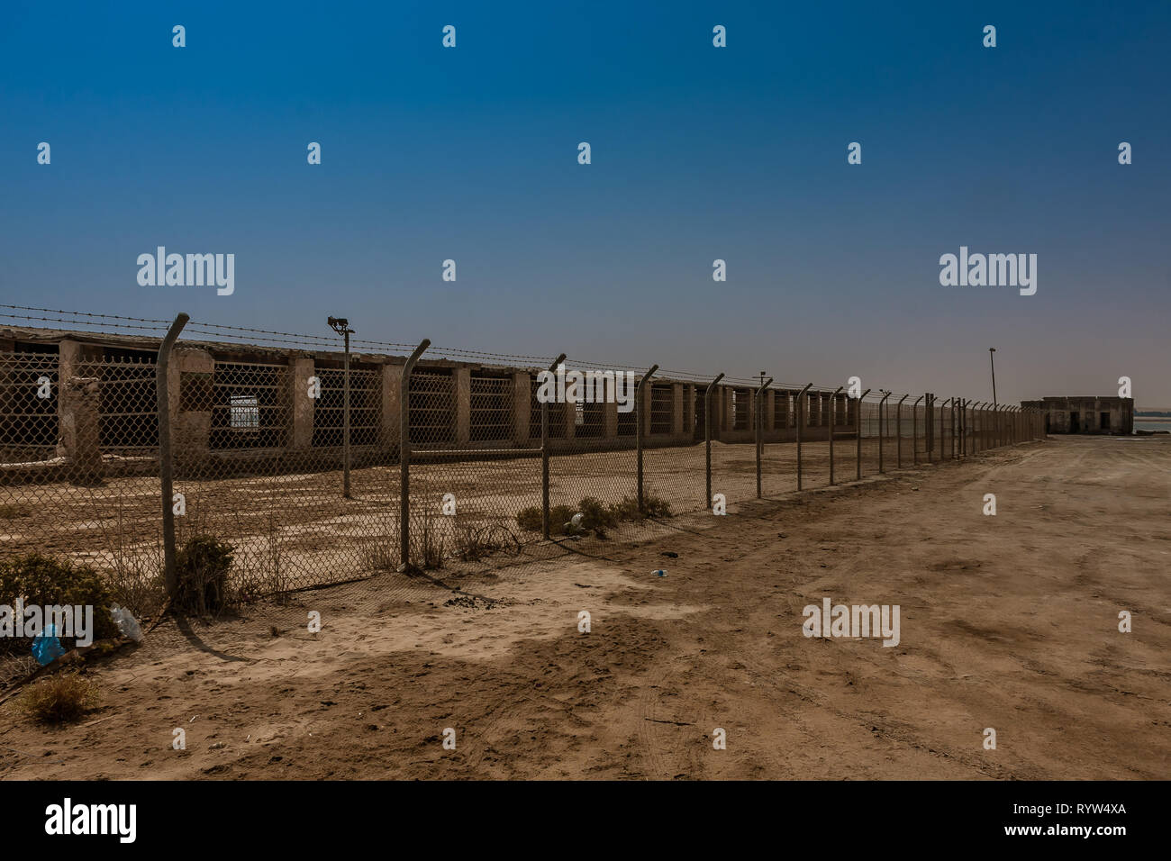 Le rovine dell' ex impero ottomano porta a mare e costumi in Al Ahsa, Arabia Saudita Foto Stock