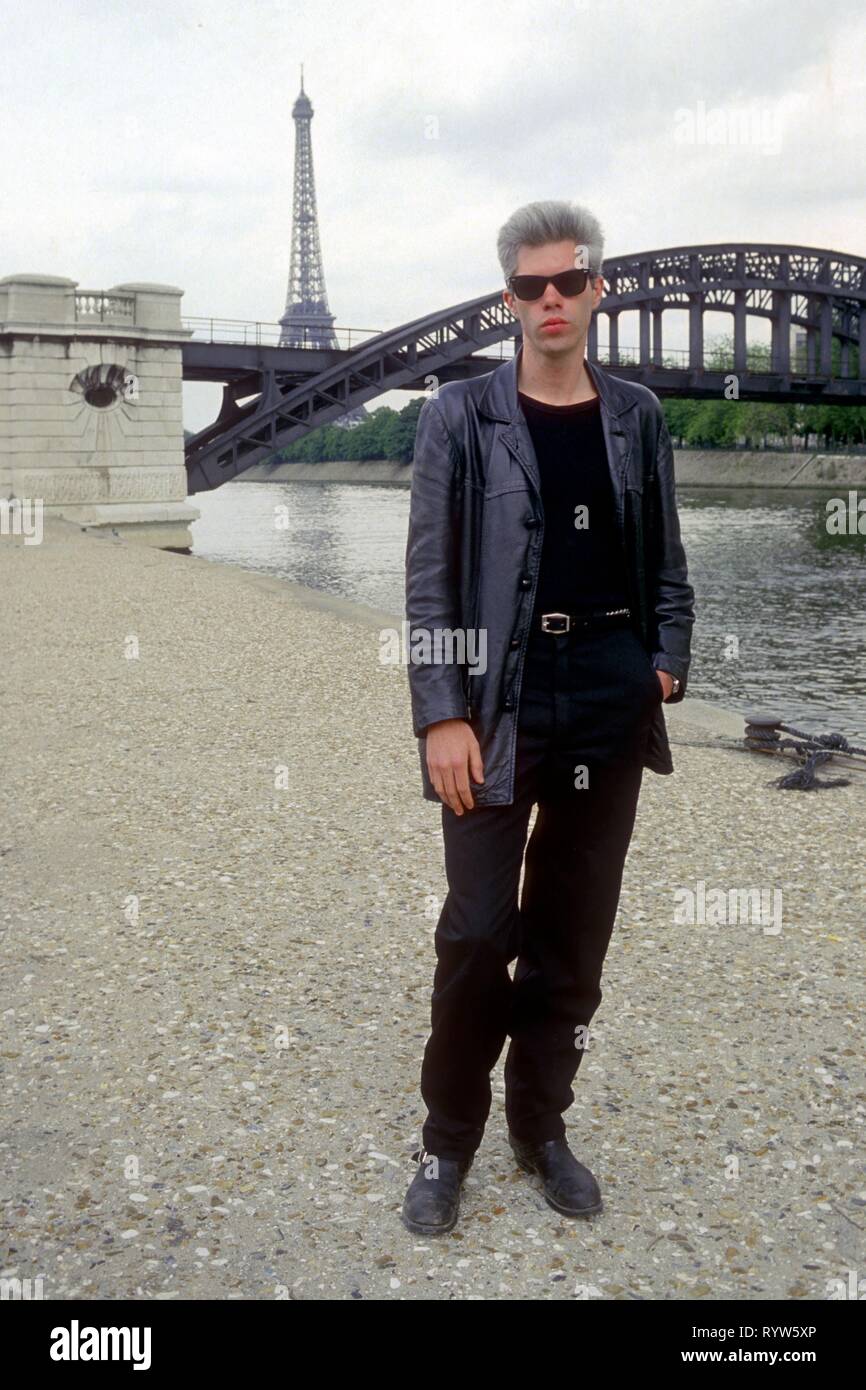 Regista americano Jim Jarmusch. Parigi, 1984 Foto Stock