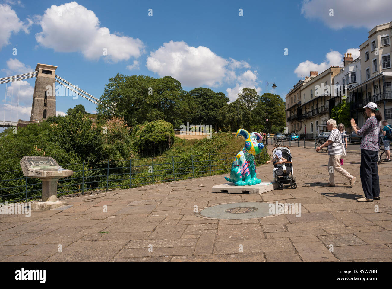 Gromit Unleashed 2, azzerando i soldi per Bristol Royal Hospital per bambini, Bristol, Regno Unito Foto Stock