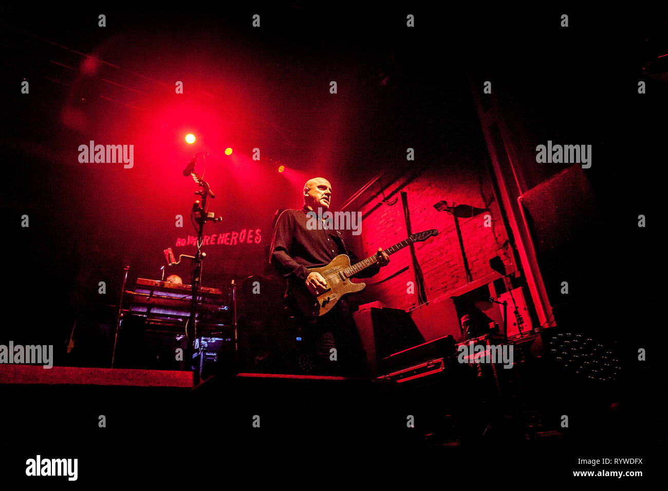 Jean Jacques burnel gli Stranglers Foto Stock