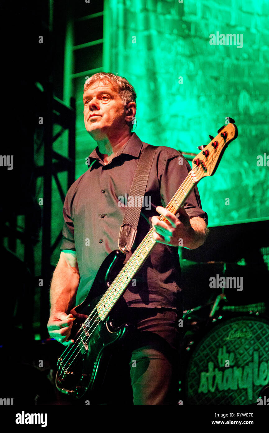 Jean Jacques burnel gli Stranglers Foto Stock