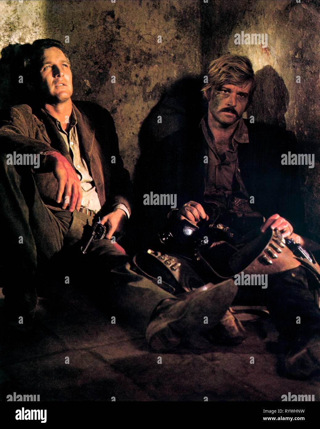 NEWMAN,REDFORD Butch Cassidy e Sundance Kid, 1969 Foto Stock