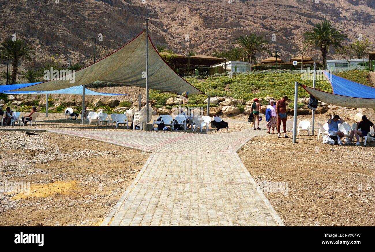Mar Morto, Israele 1998 Foto Stock