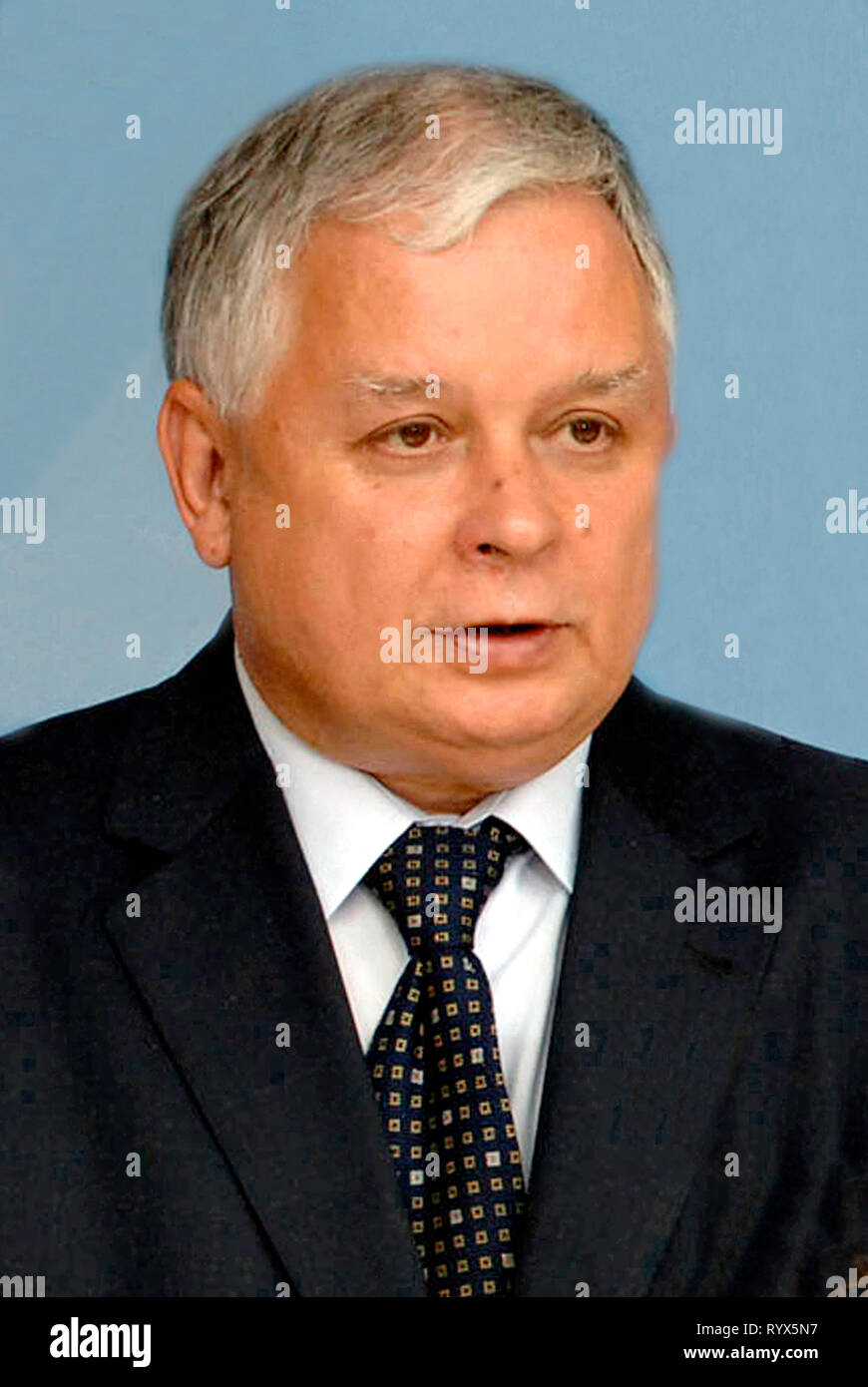 Lech Kaczynski - *18.06.1949 - 10.04.2010: conservatore politico polacco e il quarto presidente della Polonia dal 2005 al 2010. Foto Stock