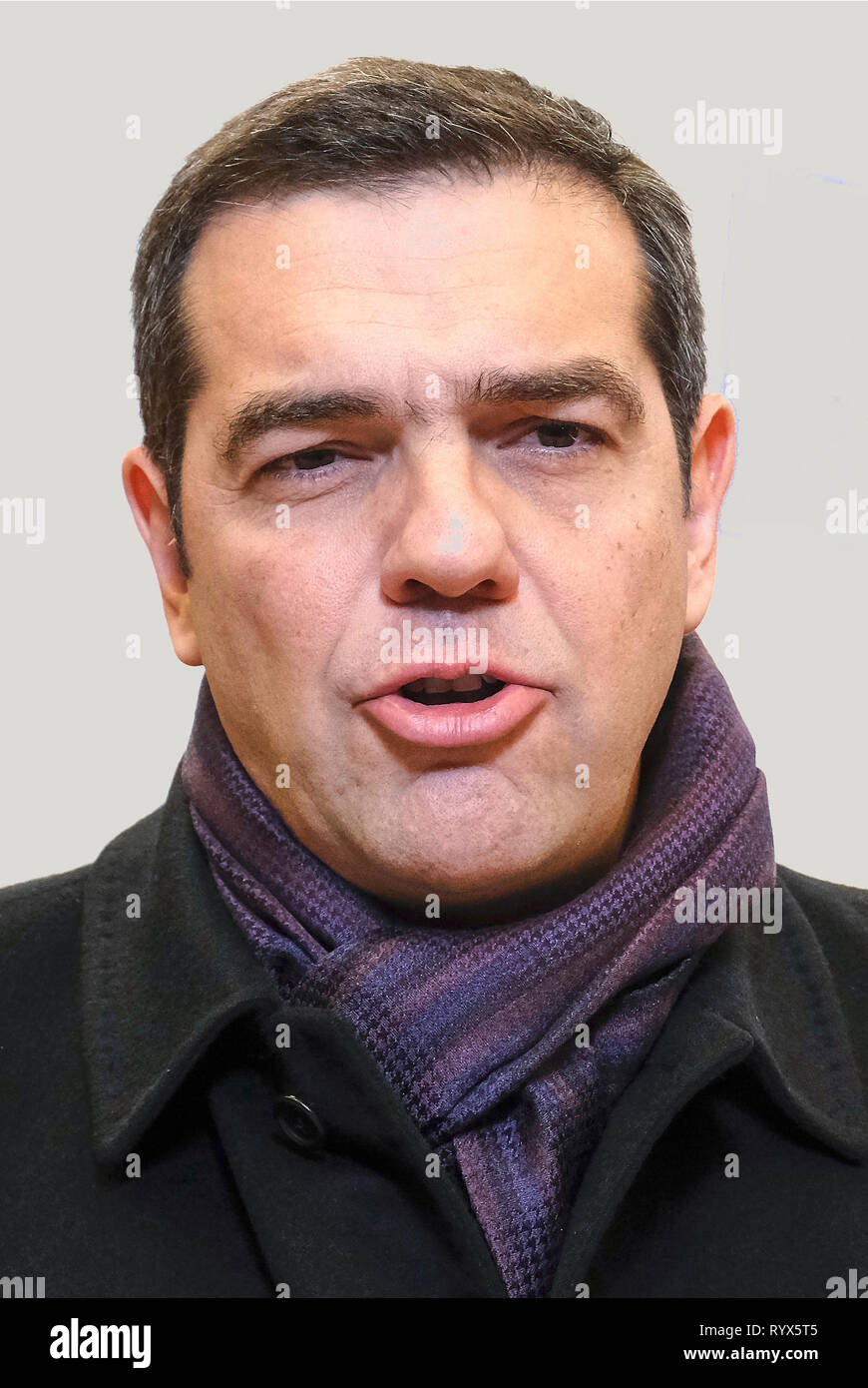 Alexis Tsipras - 28.07.1974: uomo politico greco del partito Syriza e il Primo ministro della Grecia dal 2015 - Grecia. Foto Stock