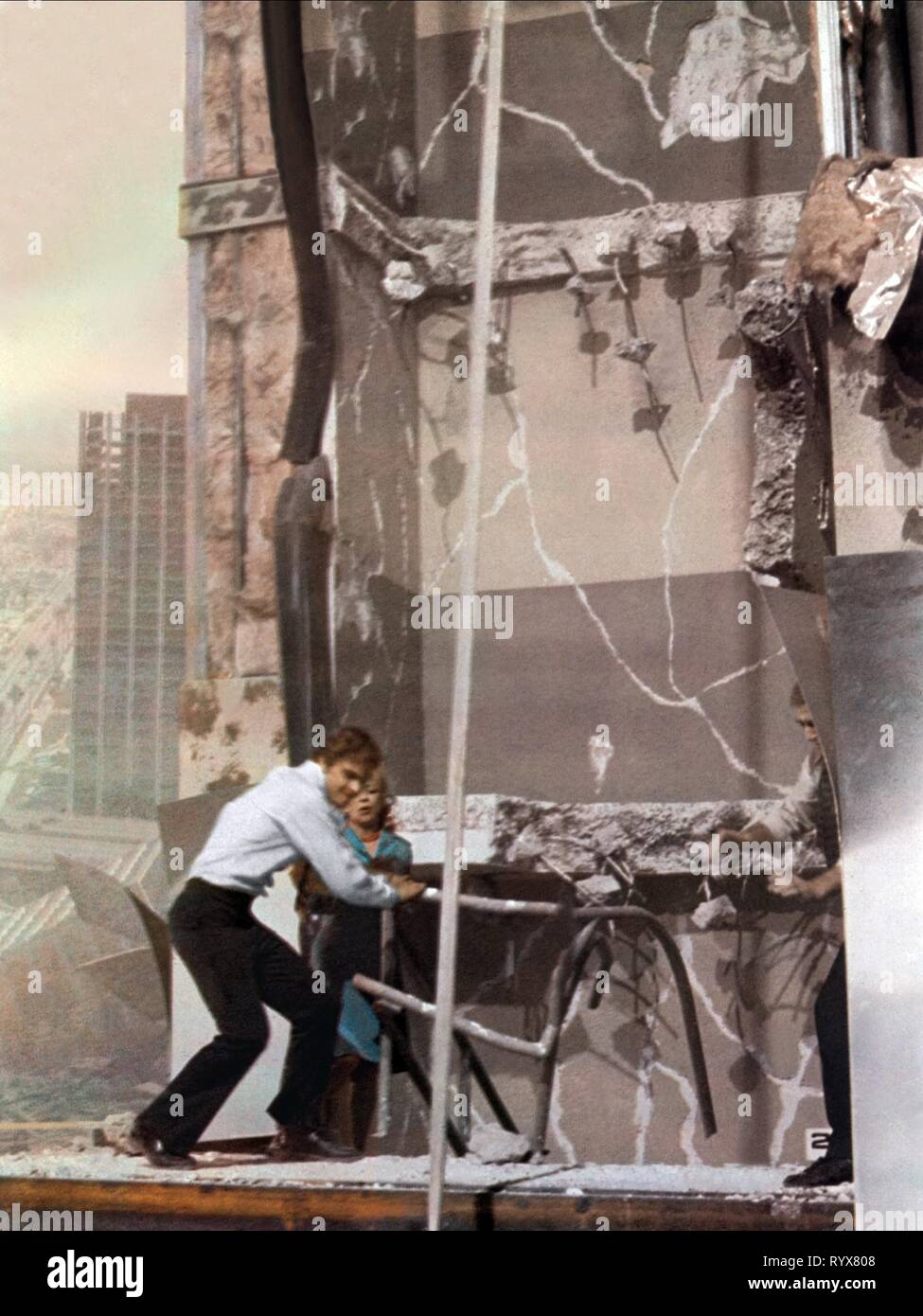 Scena di terremoto, terremoto, 1974 Foto Stock