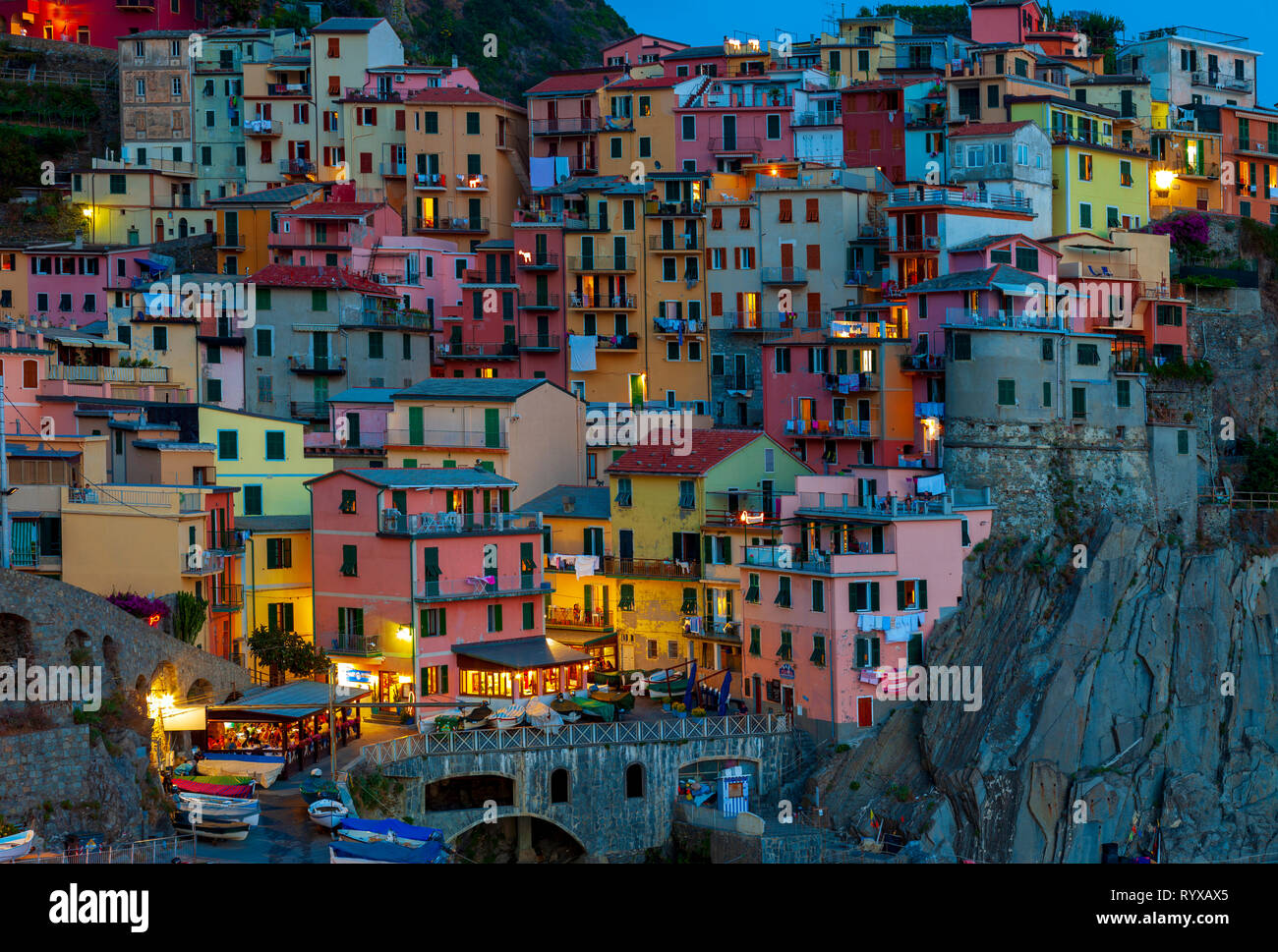 Parco nazionale di ' Le Cinque Terre'. Italia Foto Stock