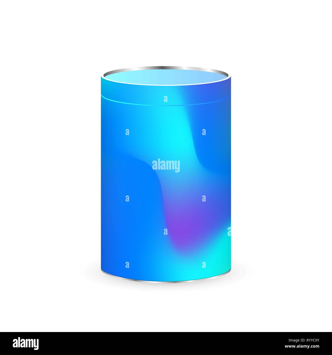 Confezione di cartone scatole mockup per il nuovo design. Imballaggio del prodotto 3D realistici scatola isolata di confezionamento con modello astratto forme di fluido vettore trendy Illustrazione Vettoriale