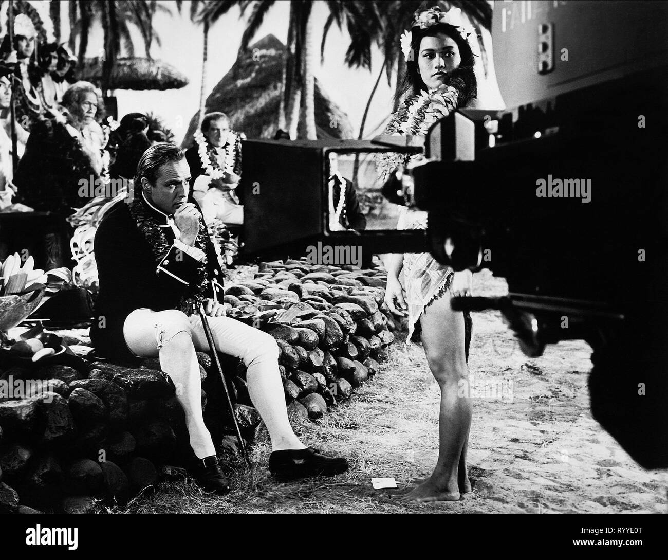 BRANDO,TARITA, l'ammutinamento del Bounty, 1962 Foto Stock