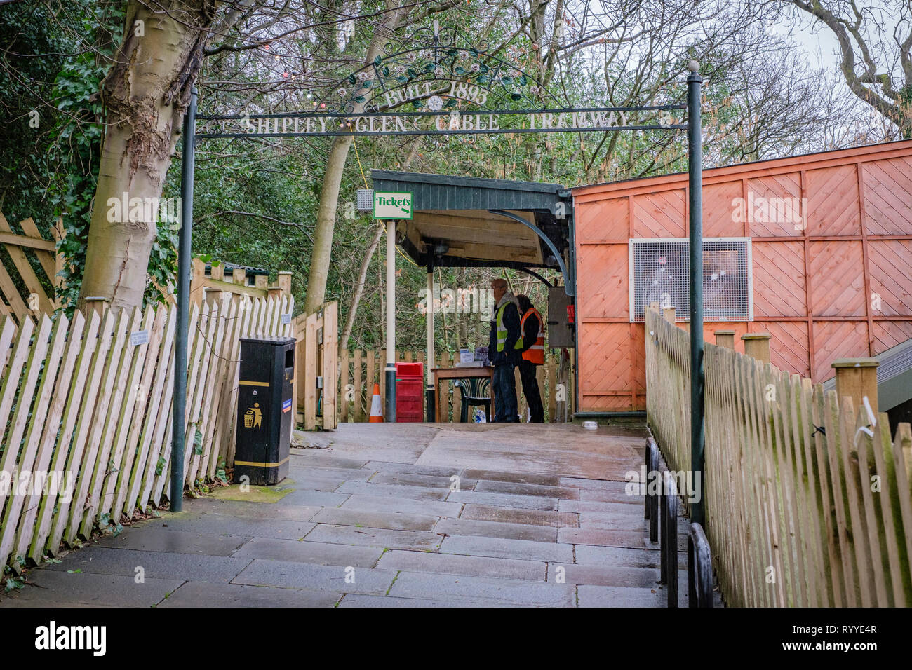 Shipley Glen tram, Baildon, West Yorkshire, Inghilterra Foto Stock