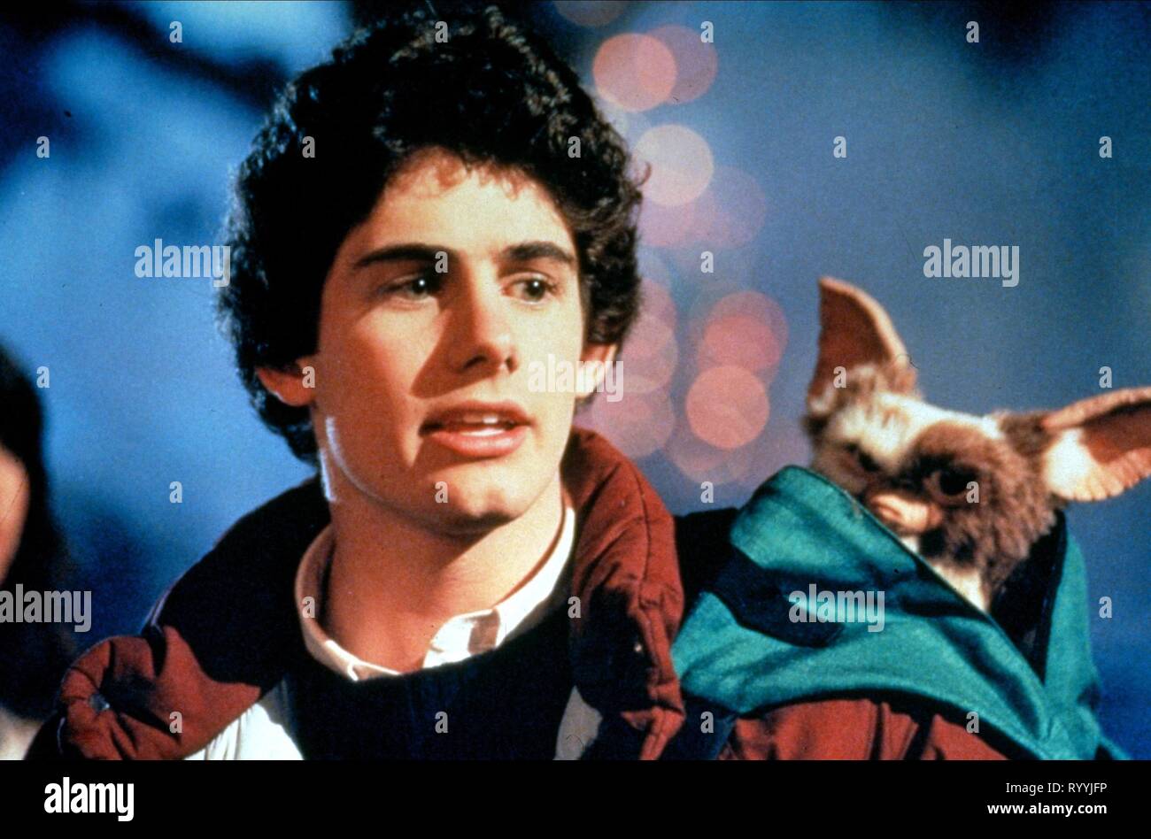 ZACH GALLIGAN, Gizmo, Gremlins, 1984 Foto Stock