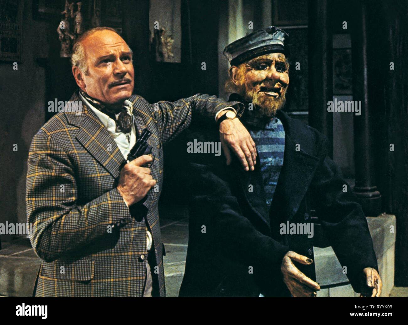 LAURENCE OLIVIER, SLEUTH, 1972 Foto Stock