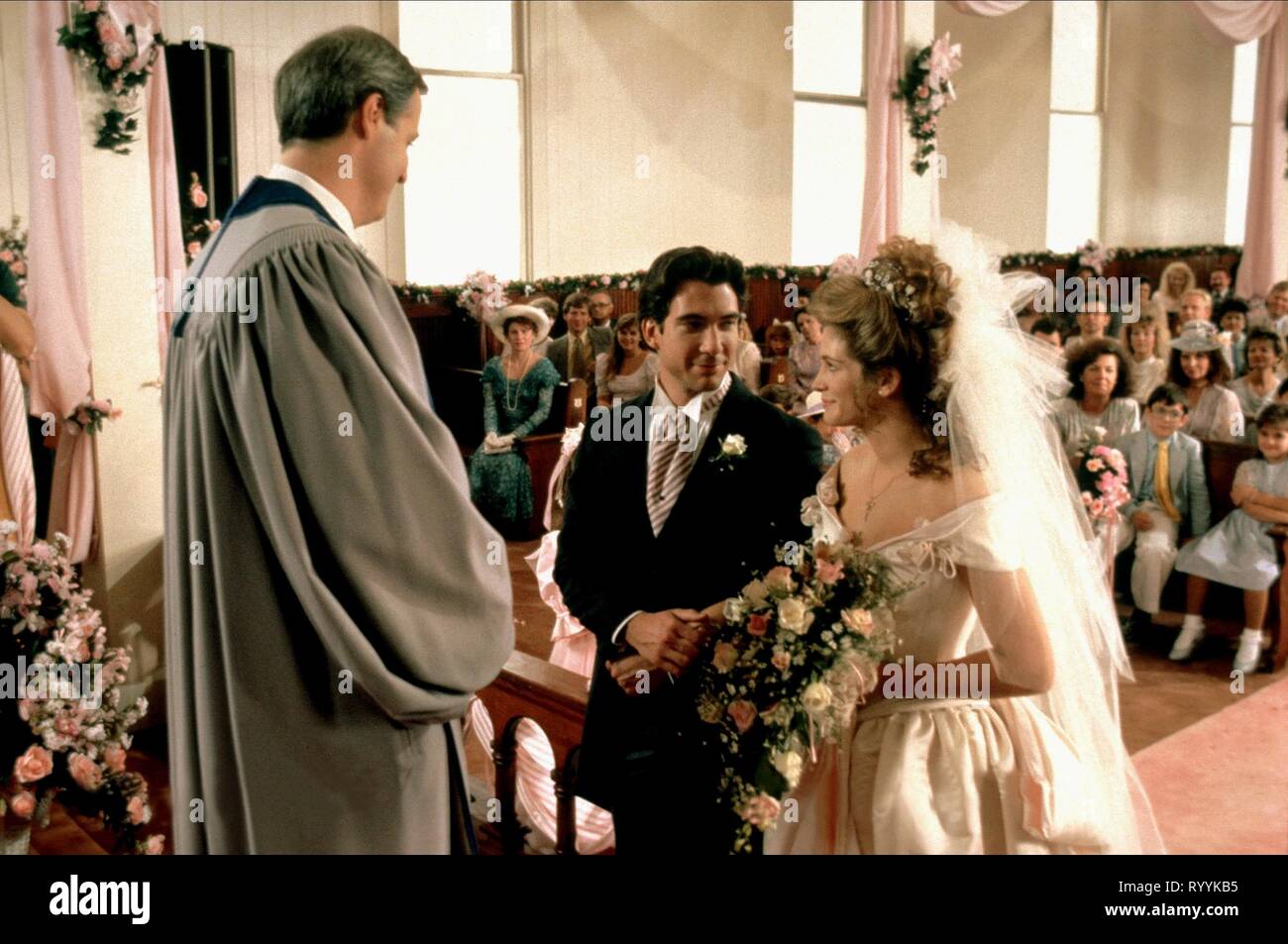 ROBERT HARLING, Dylan MCDERMOTT, Julia Roberts, Steel Magnolias, 1989 Foto Stock