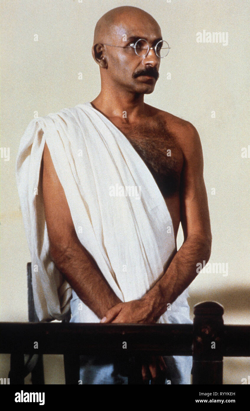 BEN KINGSLEY, Gandhi, 1982 Foto Stock