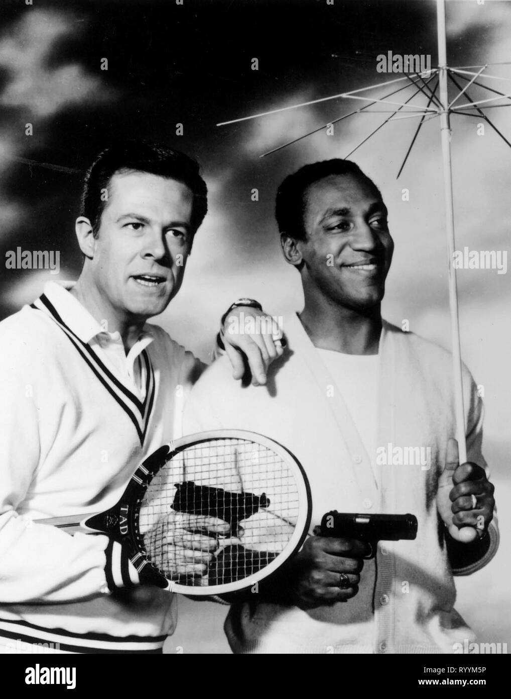 ROBERT CULP, Bill Cosby, I SPY, 1965 Foto Stock