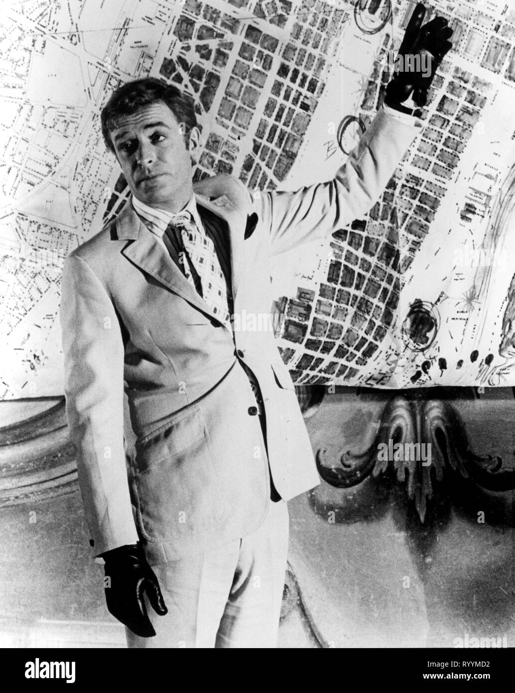 MICHAEL CAINE, il job italiano, 1969 Foto Stock