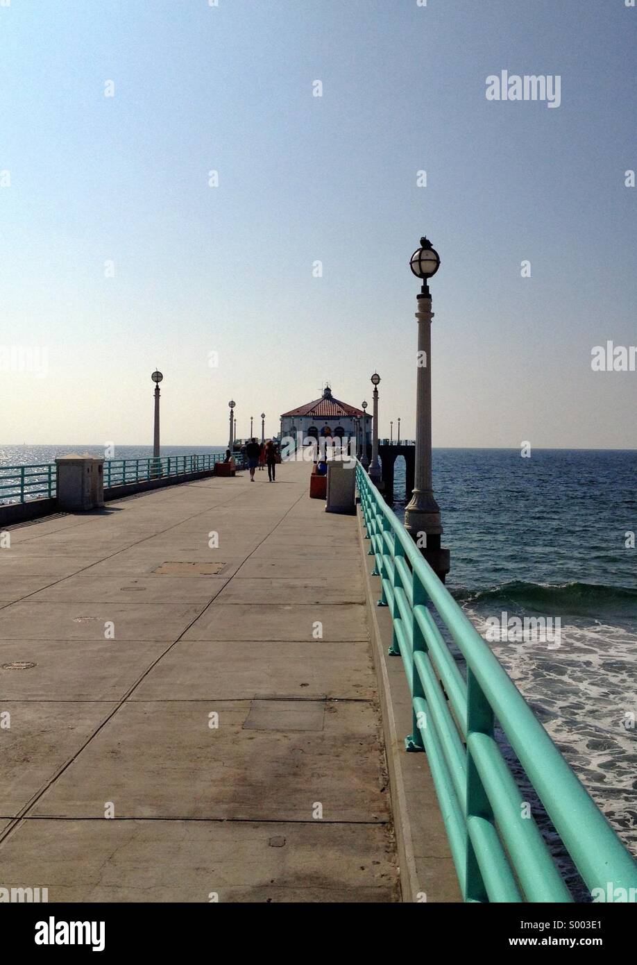 Manhattan Beach Pier Foto Stock