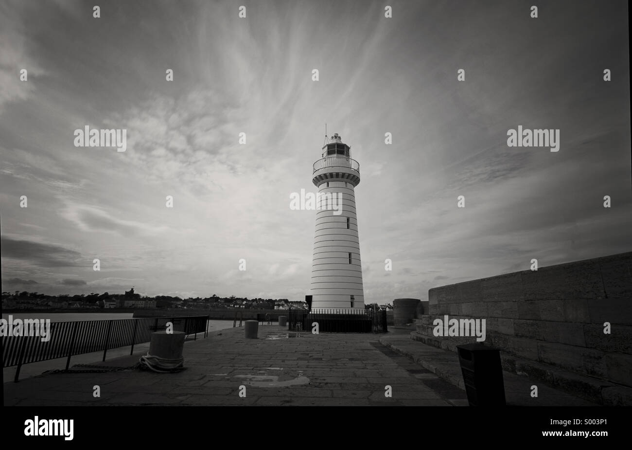 Donaghadee lighthouse contea di Down Irlanda del Nord Irlanda Foto Stock