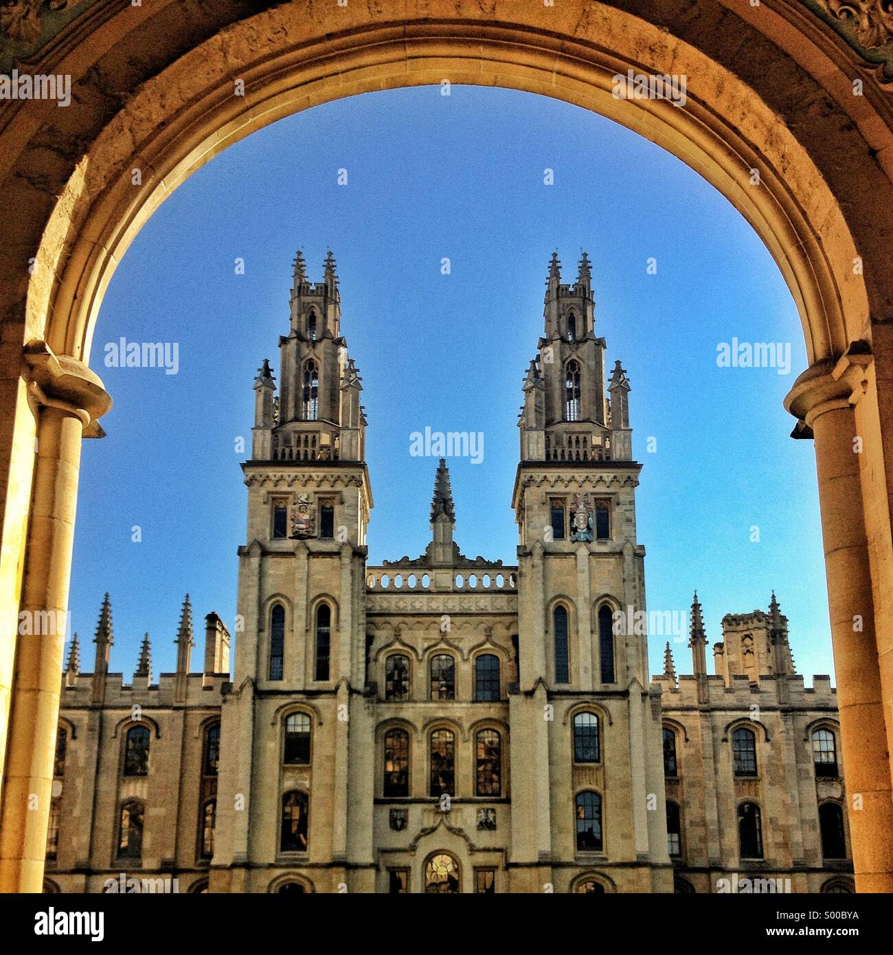 Storici edifici di Oxford, Regno Unito Foto Stock