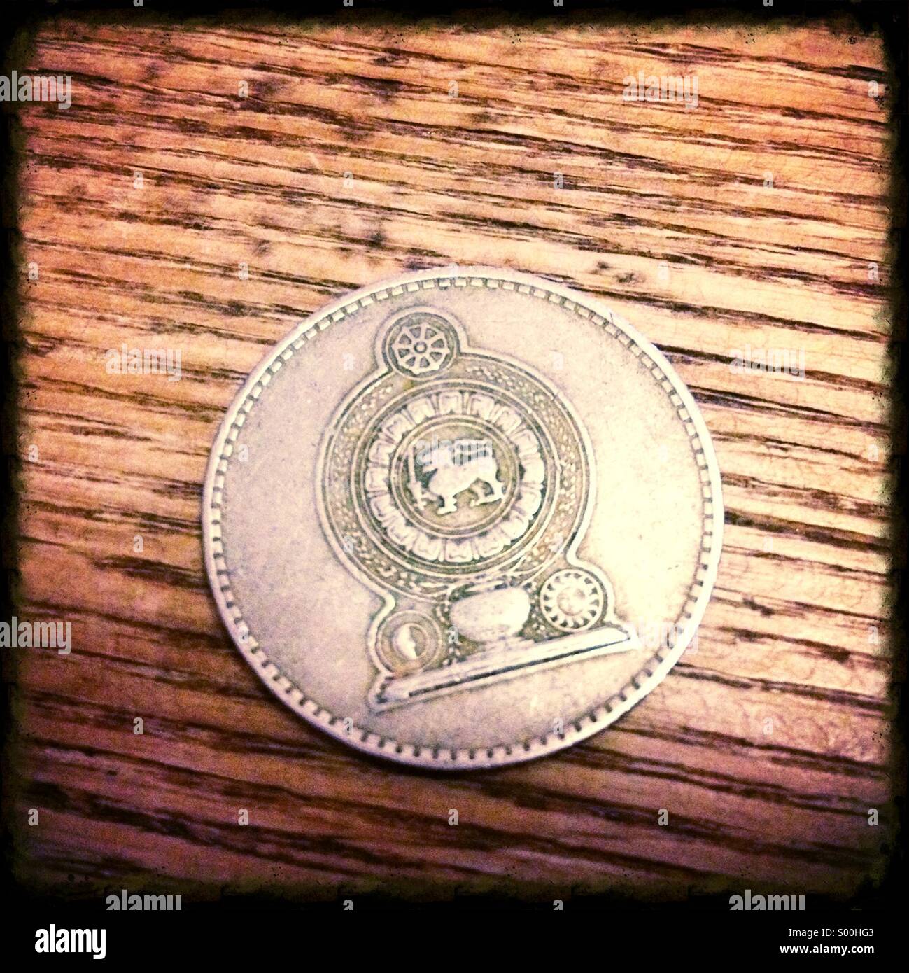 Il governo dello Sri Lanka Rupee Foto Stock