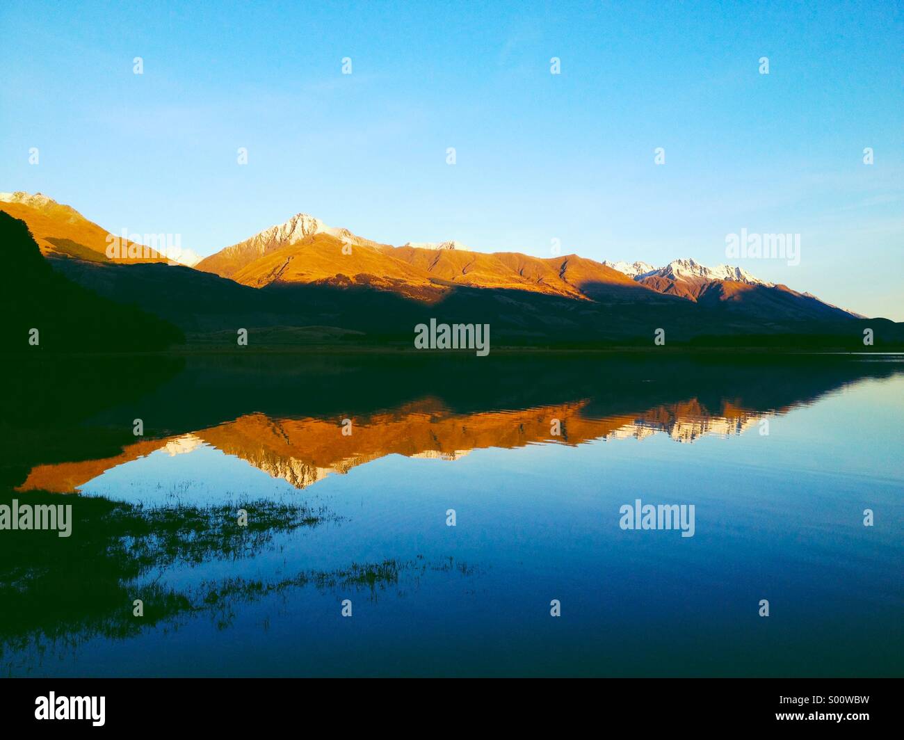 Lago di diamante, il paradiso. Foto Stock