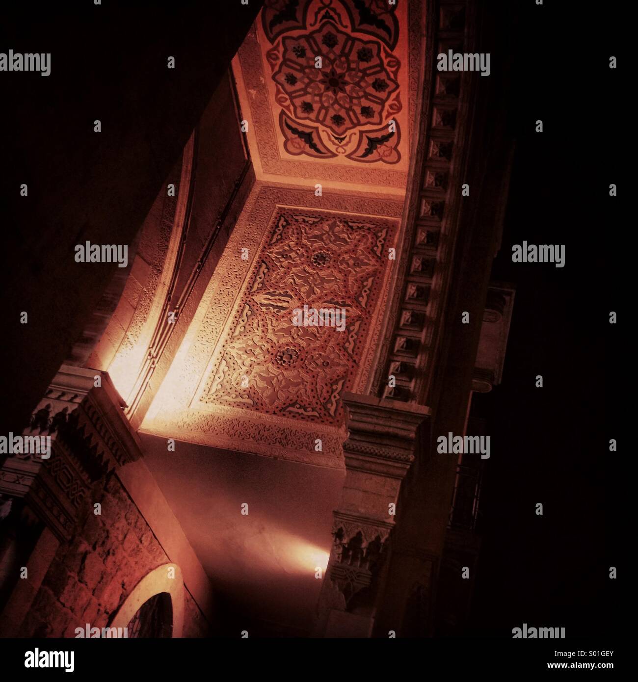 Arabian architettura islamica - Medio Oriente - Immagine stock catturata con smartphone