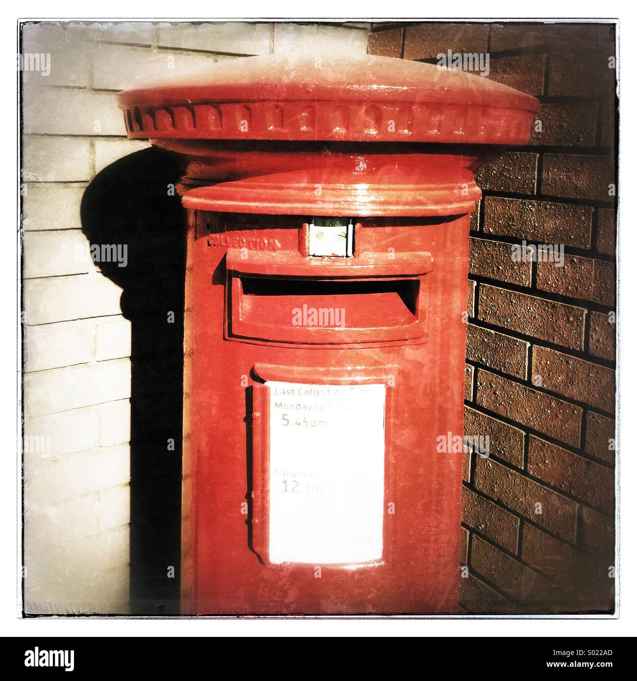 Royal Mail red casella postale Foto Stock