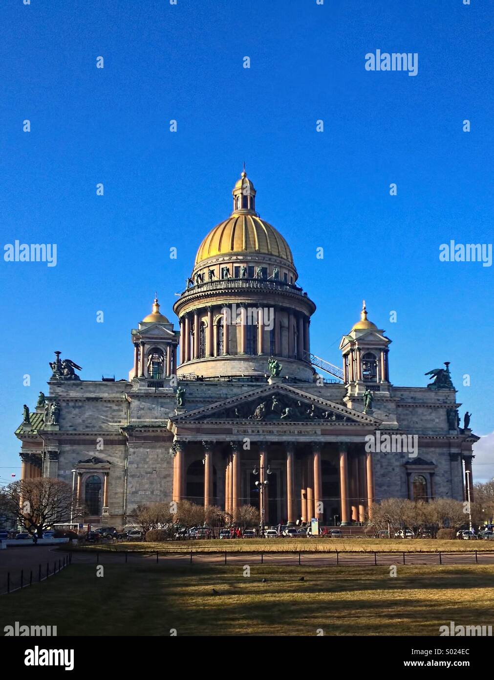 St Isaac, San Pietroburgo Foto Stock