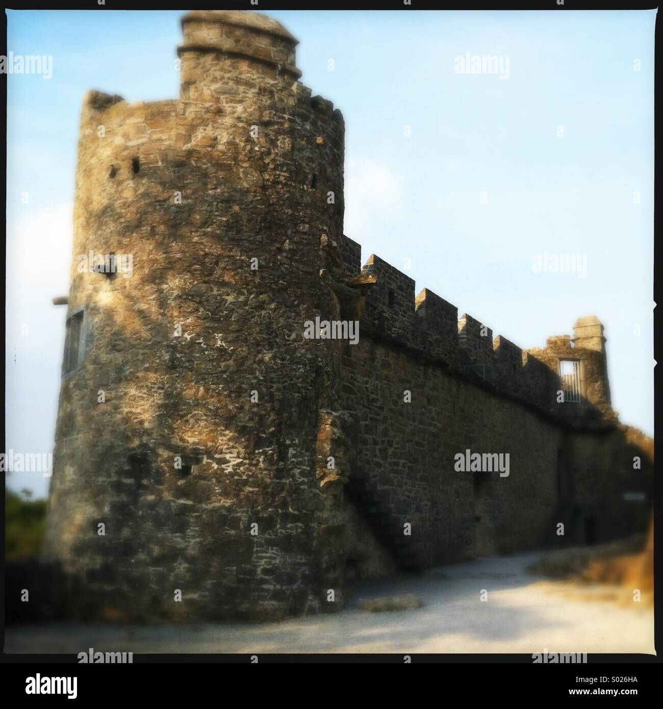 Castello di Ross, Killarney, Co. Kerry, Irlanda Foto Stock