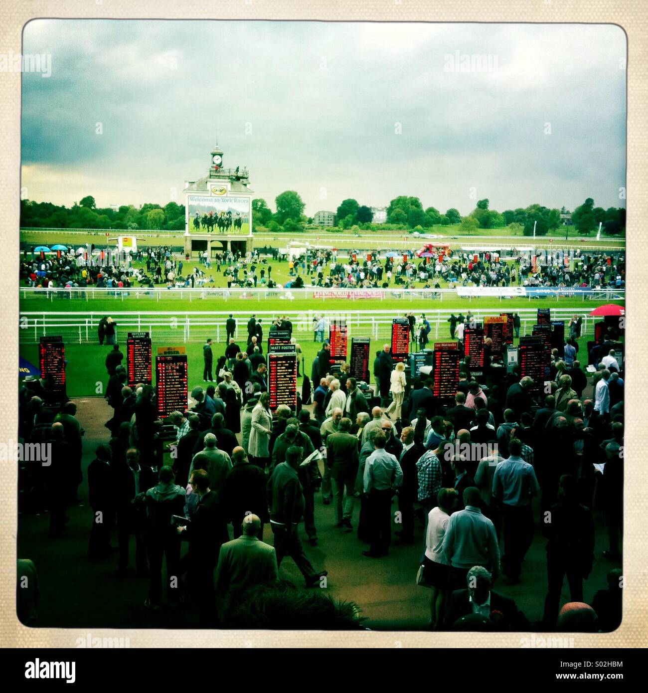 Ippodromo di York Foto Stock