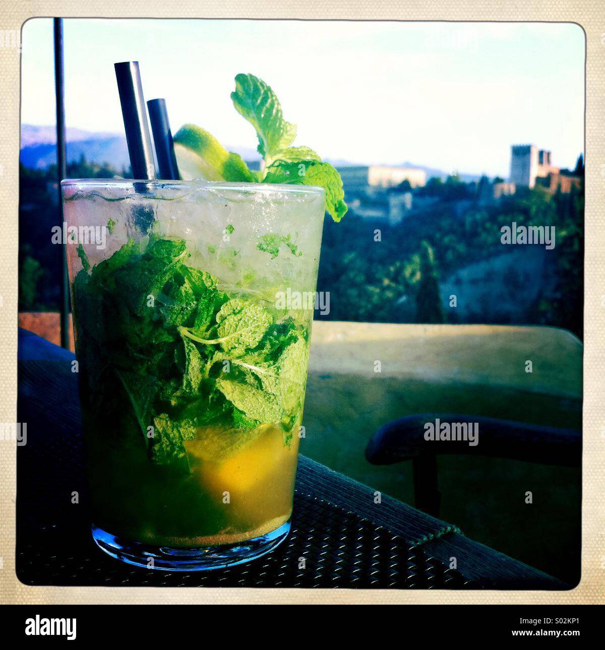 Un mojito in Spagna Foto Stock