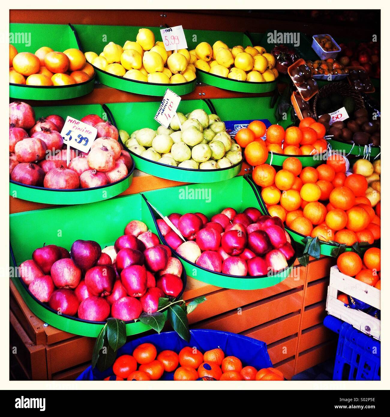 Frutta e verdura Foto Stock