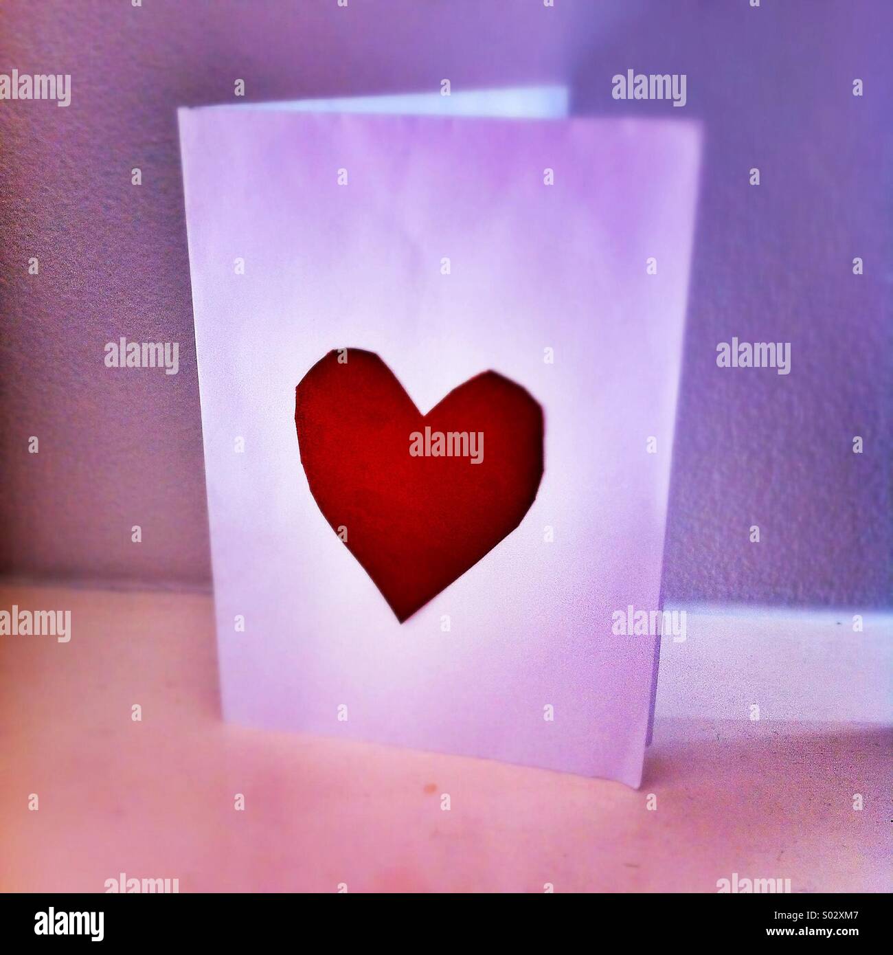 Valentines Day card Foto Stock