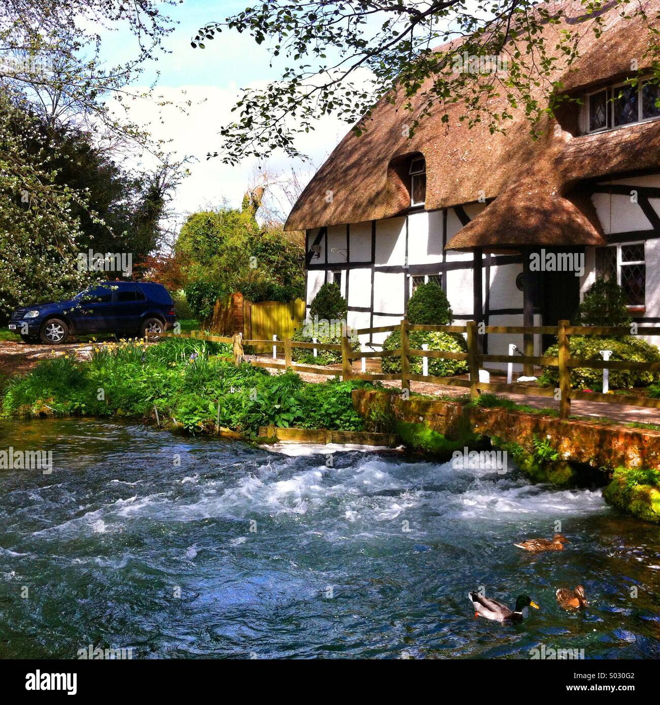 Fulling Mill Alresford Hampshire England Regno Unito Foto Stock