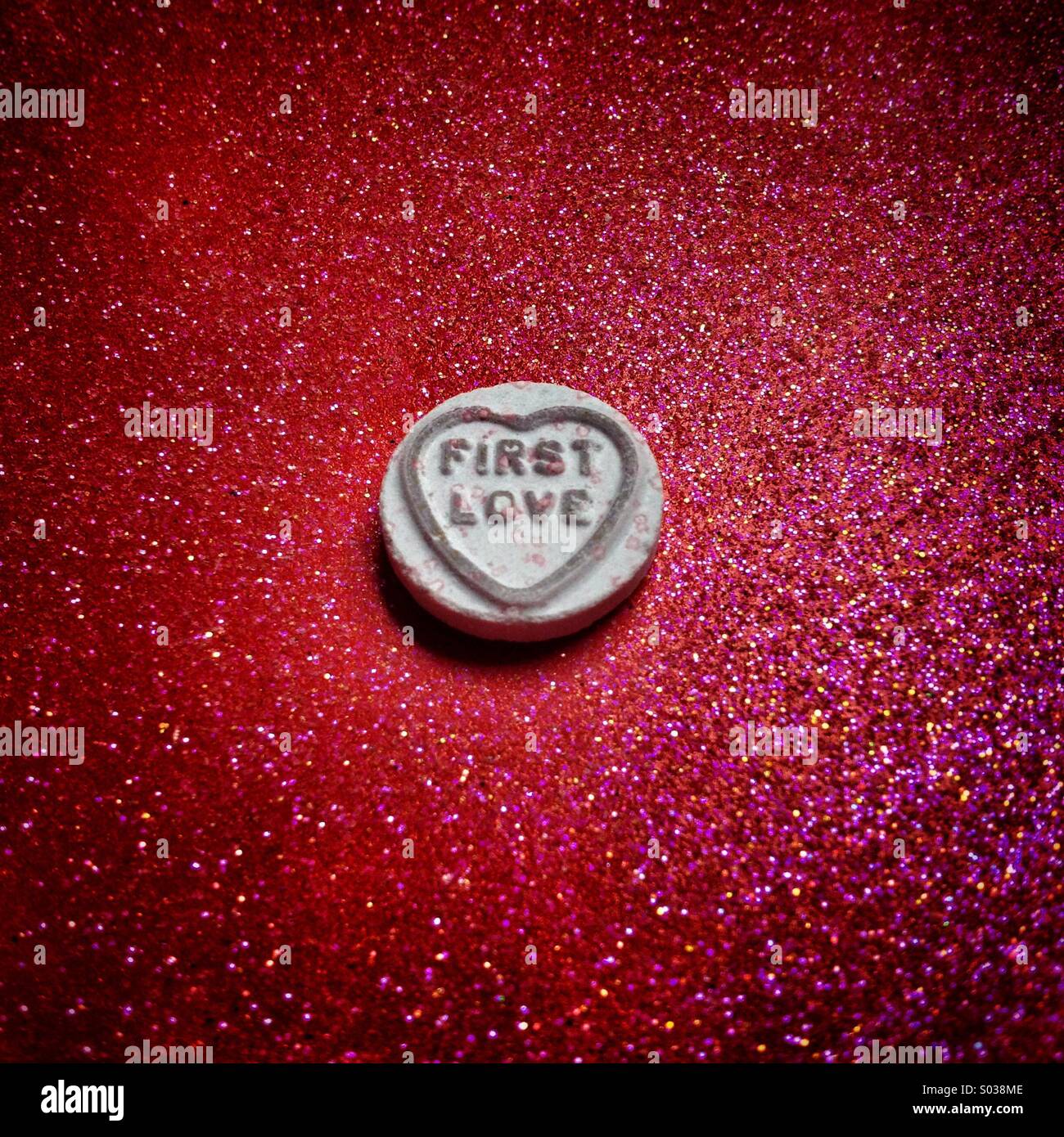 Primo amore - Immagine stock catturata con smartphone