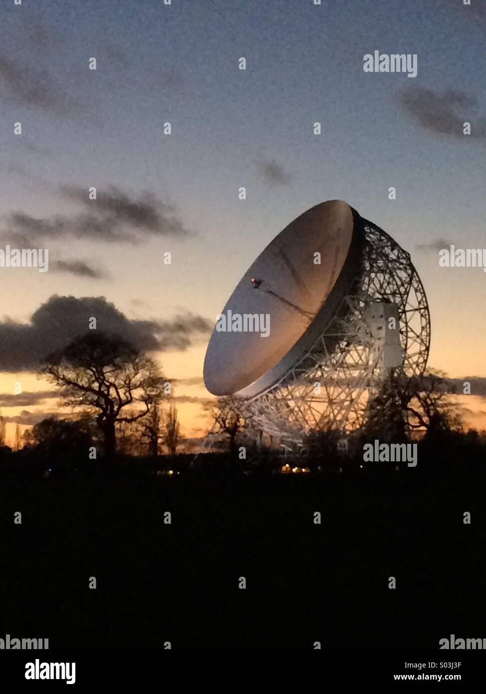 Jodrell Bank Foto Stock