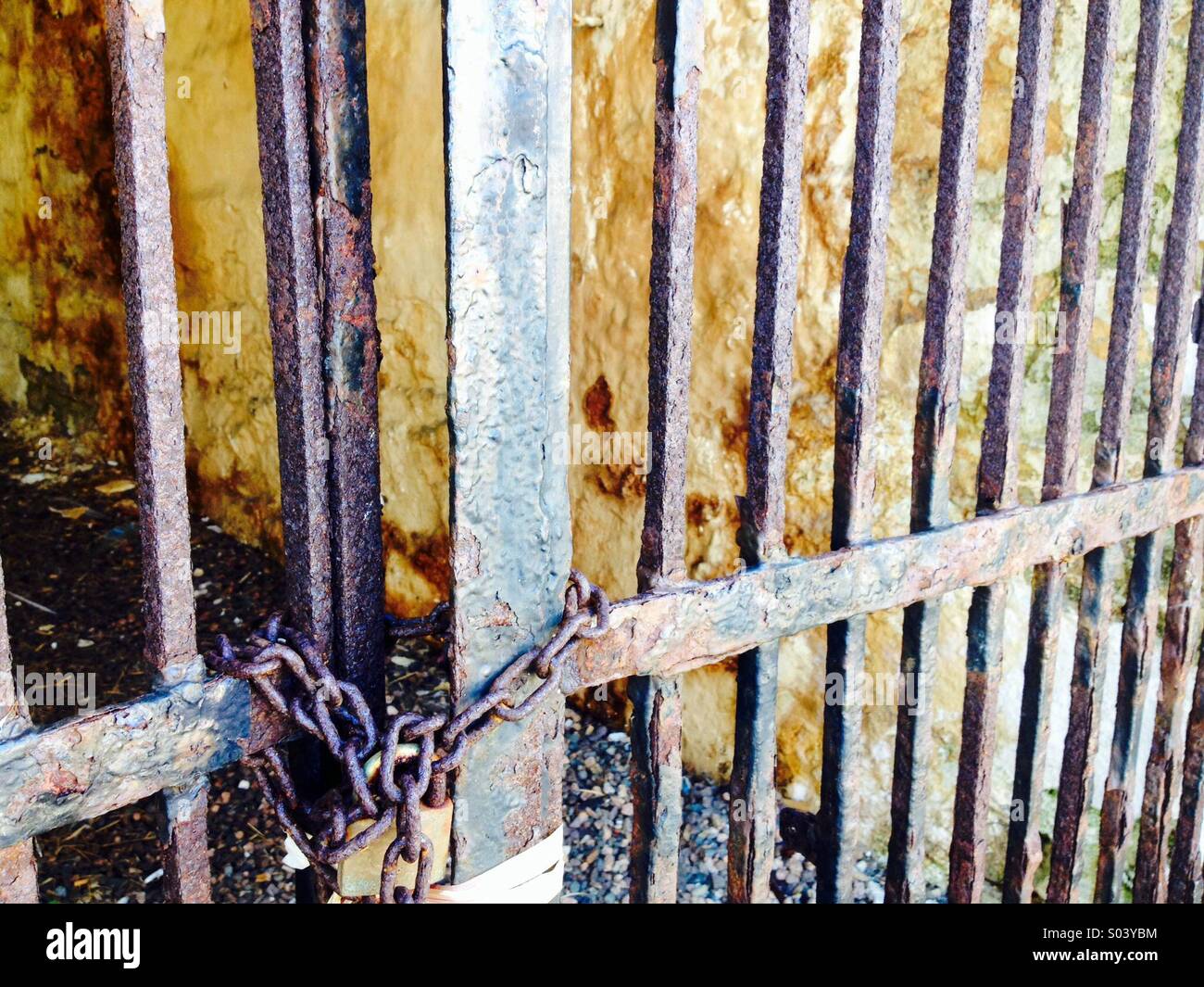 Ingresso sincronizzato bloccato - Immagine stock catturata con smartphone