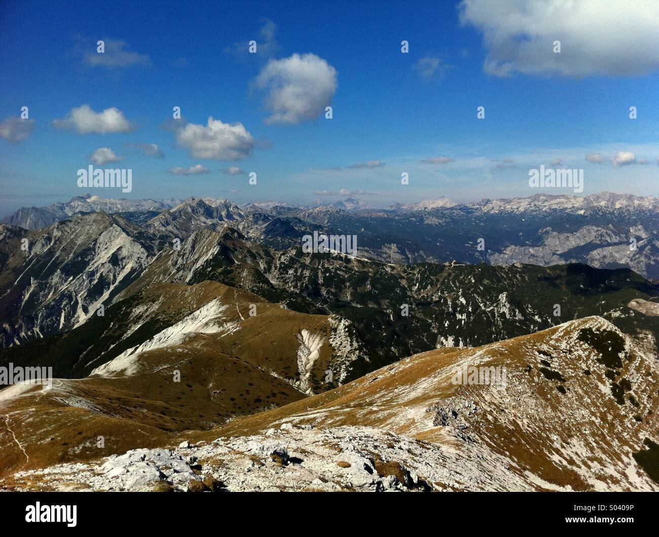 Alpi Giulie, Slovenia - Immagine stock catturata con smartphone