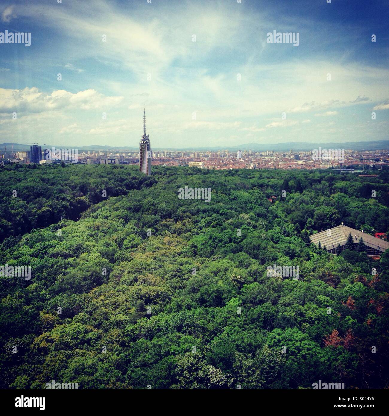 Città di Sofia, Bulgaria - Immagine stock catturata con smartphone