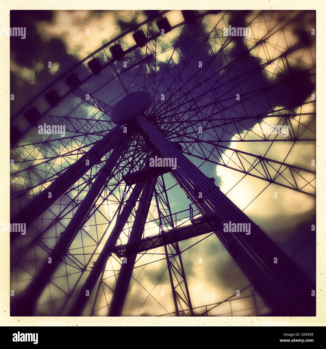 La Manchester Wheel Foto Stock