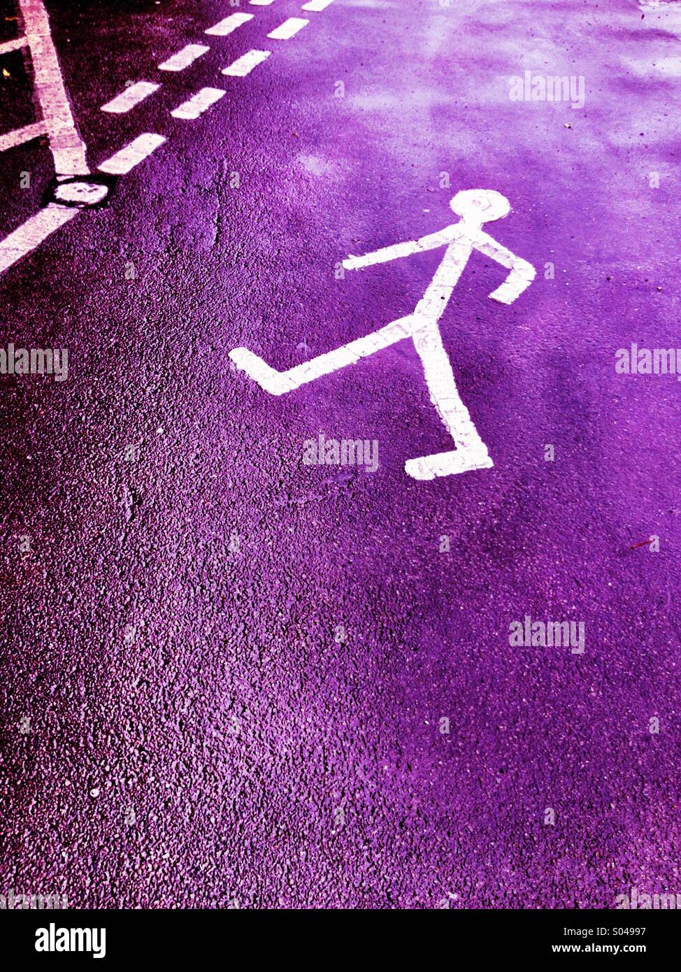 Ballata di un uomo sottile - Immagine stock catturata con smartphone