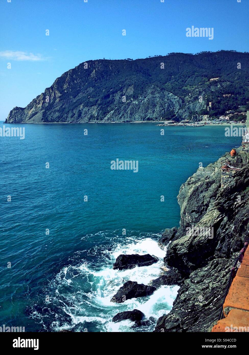 Costa Italiana, Italia - Immagine stock catturata con smartphone