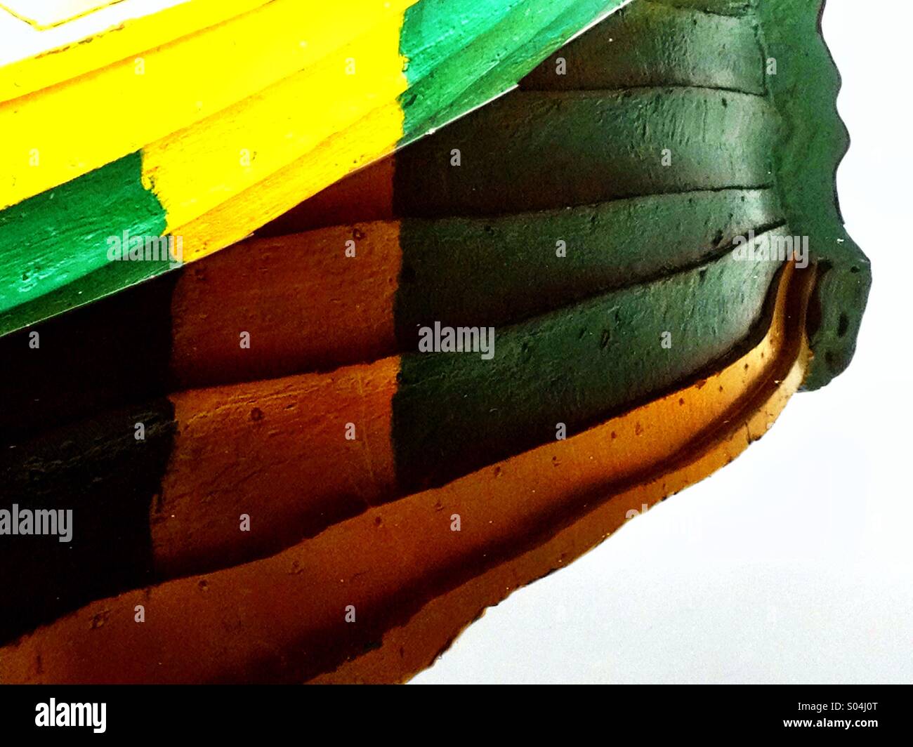 Le riflessioni della barca Foto Stock