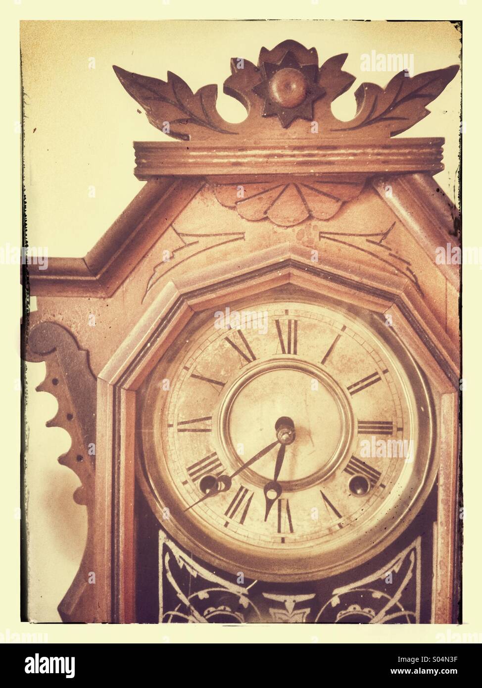 Vecchio orologio Foto Stock