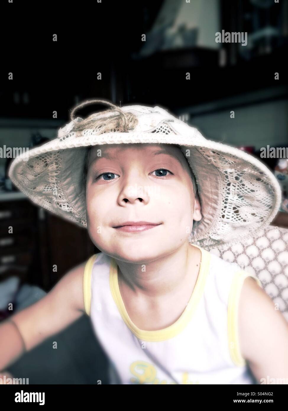 Ragazzo di Tom Sawyer Foto Stock
