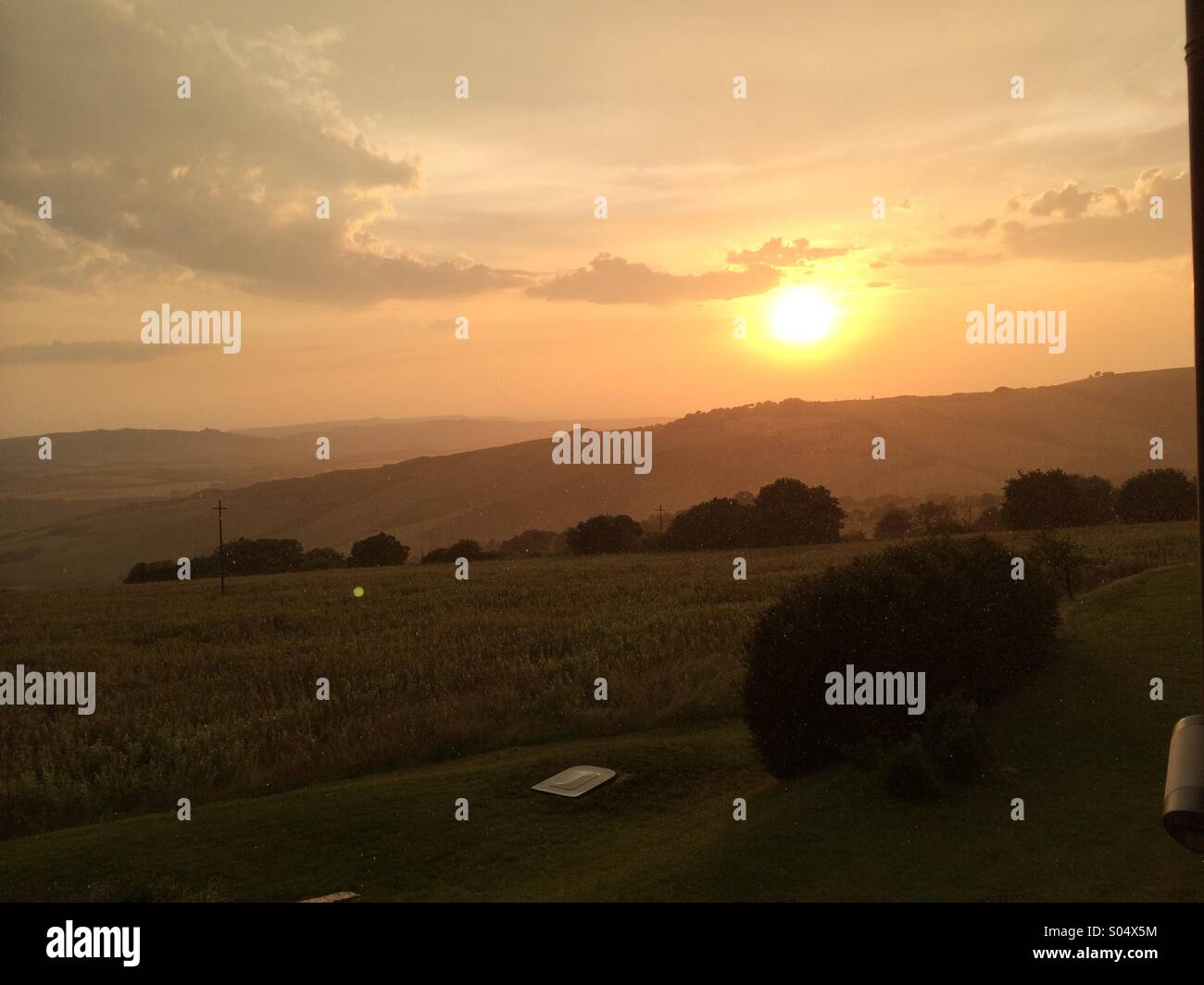 Colline Toscane, Italia Foto Stock